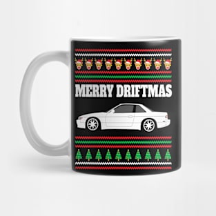 Nissan Silvia S13 Merry Driftmas Mug